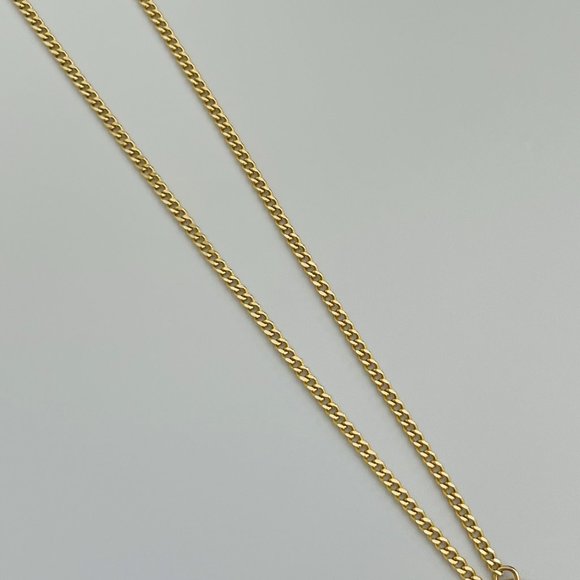 22 inch,14K Gold Curb Cuban Chain Necklace - Picture 16 of 17